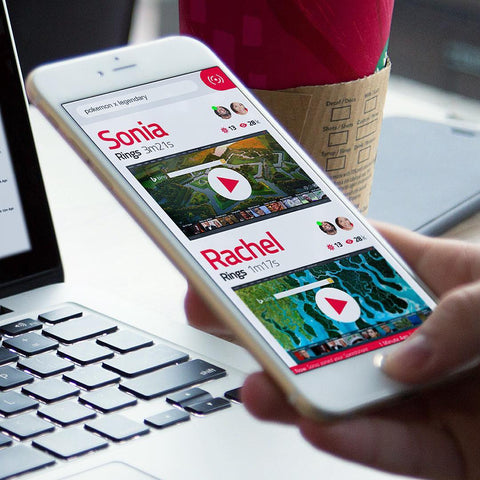 Multi-device collaborative browsing interface for SpeedShare featuring synchronized user experiences representing SirCharles.DESIGN's expertise in cross-platform design and shared technology solutions