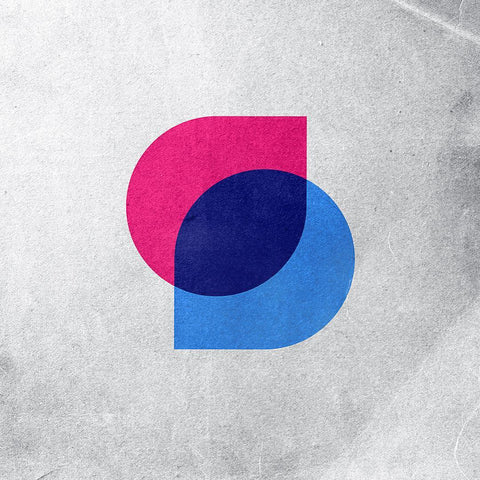 Overlapping circular logo design for SpeedShare collaborative browsing platform representing SirCharles.DESIGN's expertise in technology startup branding and user experience visualization