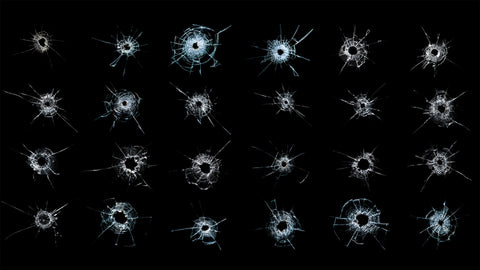 SHATTER 100 ballistic impact texture collection preview